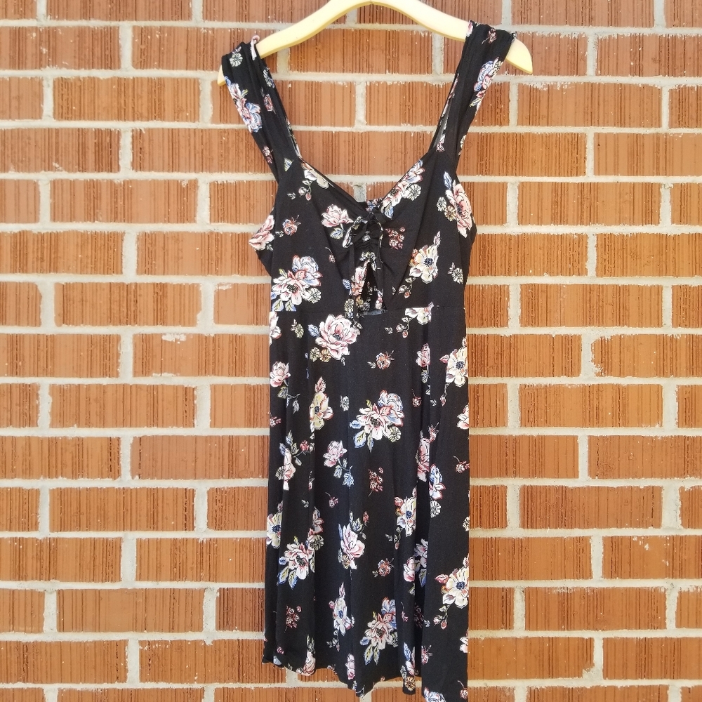 Xhilaration Floral Cutout Dress